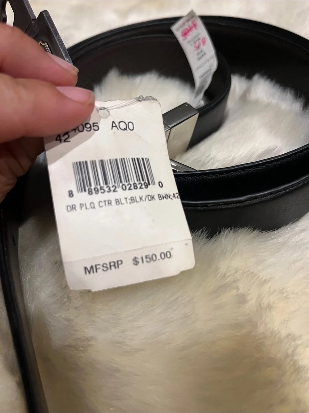 New coach outlet  reversible cut to size belt